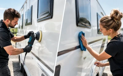 Machine Polish Versus Hand Polish for Caravans
